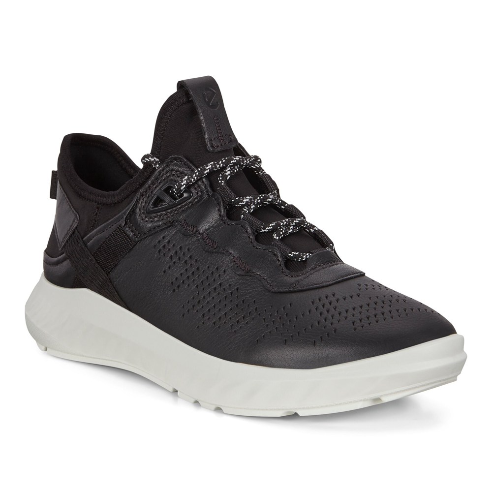 ECCO Womens Sneakers Black - St.1 Lite - LEK-281734